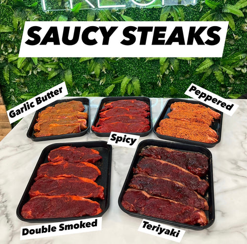 SAUCY STEAKS - 50% OFF!