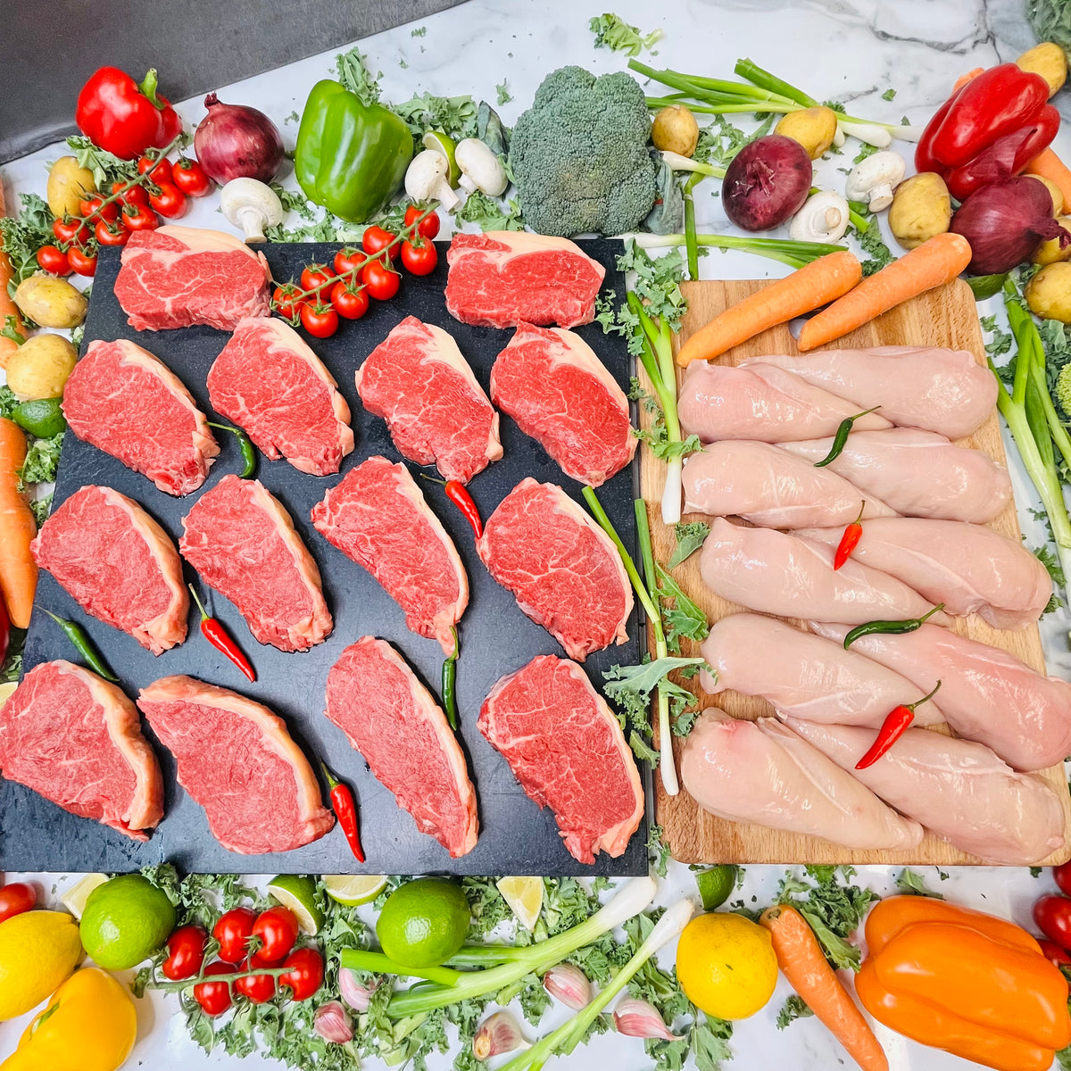 Sirloin Steak and Chicken Big Saver Deal