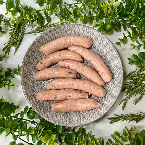 Pork sausages