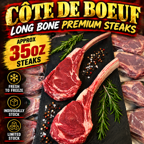 CÔTE DE BOEUF - Premium Long Bone XL Steaks