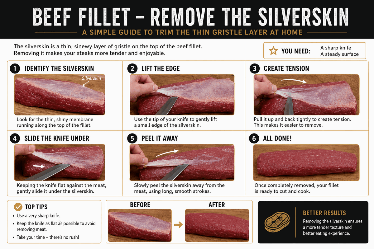 How to prepare a beef fillet at home